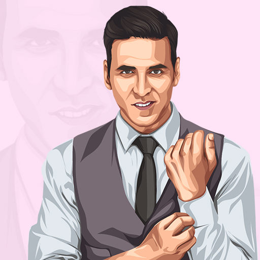 Akshay Kumar Indian Bollywood Actor Vector Illustration