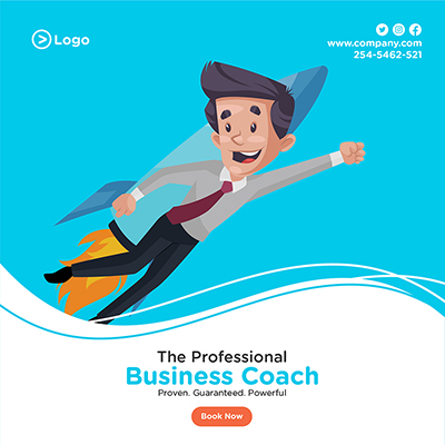 Boost your business with a professional business coach banner design