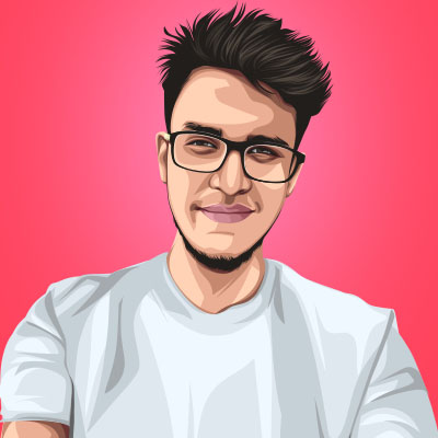 Nischay Malhan Indian Youtuber Vector Portrait Illustration