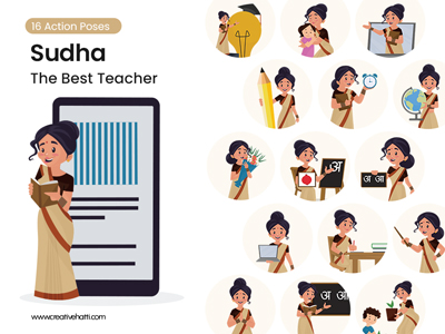 Sudha – The Best Teacher Vector Bundle