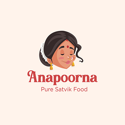 Anapoorna Indian Vector Mascot Logo Template
