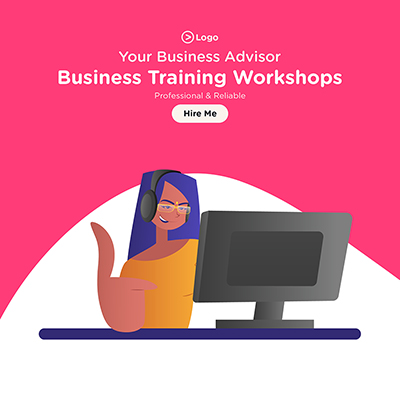 Banner for business training workshops your business advisor