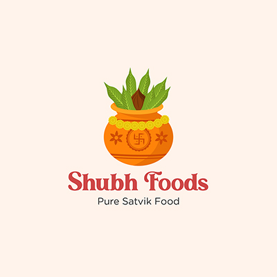 Shubh Food Indian Vector Mascot Logo Template