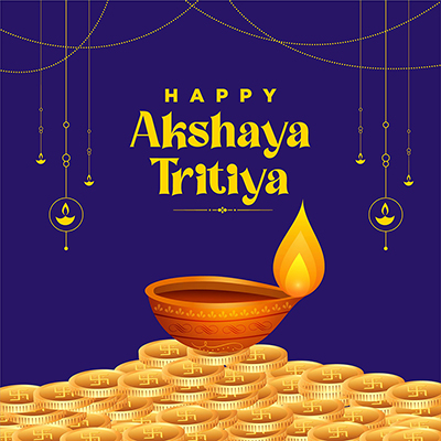 Social media banner design of Akshaya Tritiya festival