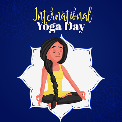 International yoga day special event banner design