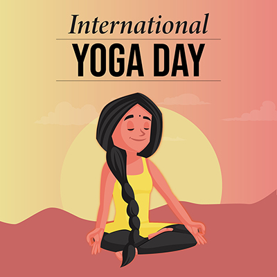 International yoga day special event web banner
