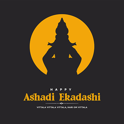 Banner template for happy ashadi ekadashi 10 small