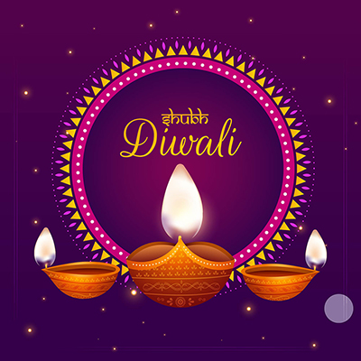 Happy Diwali with banner design
