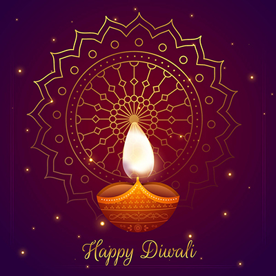 Happy Diwali with the banner design template
