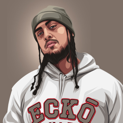 Sikander Kahlon Playback Singer Vector Portrait Illustration