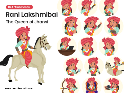 Rani Lakshmibai- The Queen of Jhansi Vector Bundle