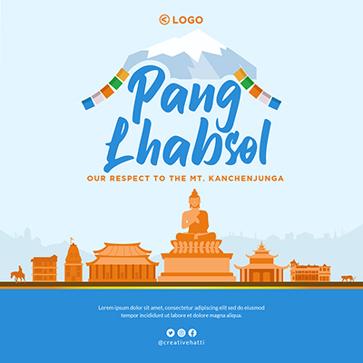 Banner template of Pang Lhabsol festival