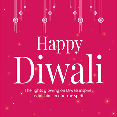Happy Diwali celebrations festival template banner