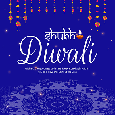 Shubh Diwali celebrations festival template banner