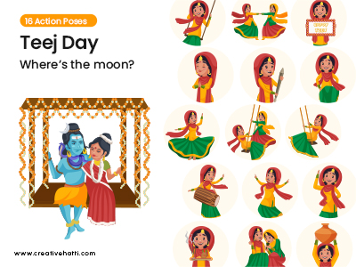 Teej Day- Where’s The Moon Vector Bundle