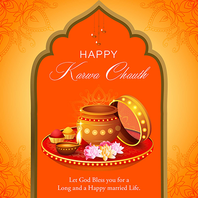 Karwa chauth greeting sales cards
