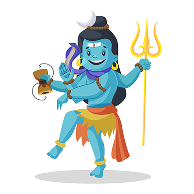 Lord Shiva is in Nataraja pose Lord Shiva is in Nataraja pose