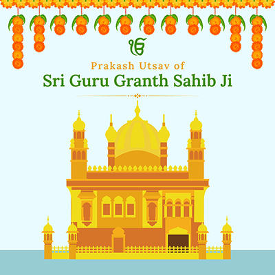 Prakash utsav of sri guru granth sahib ji template
