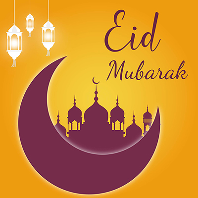 Eid mubarak social media template
