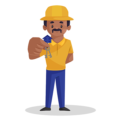 Builder is showing home keys