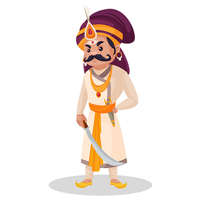 Prithviraj chauhan is standing with sword in hand Prithviraj chauhan is standing with sword in hand