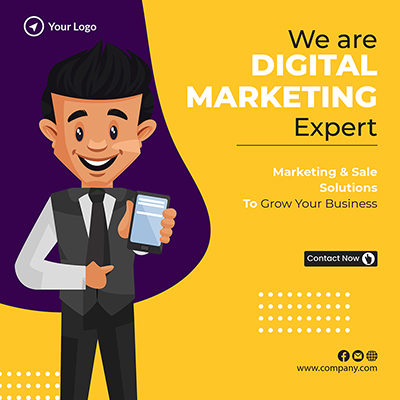 We are digital marketing expert and row business banner template