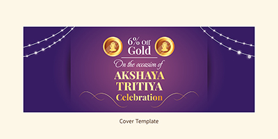 Cover template of the akshaya tritiya gold offer