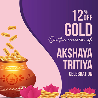 Akshaya tritiya celebrating gold offer template design