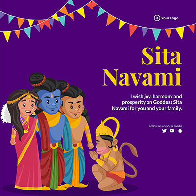 Sita navami event banner template