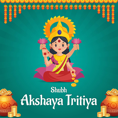 Template design for shubh akshaya tritiya banner