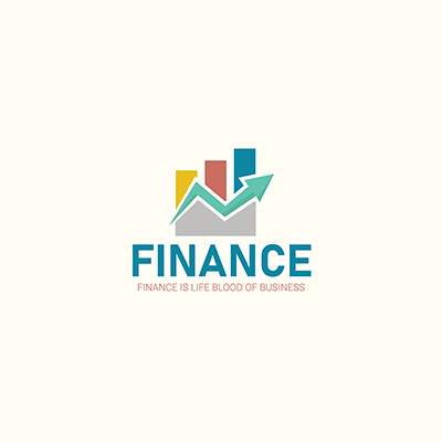 Finance vector mascot logo template design