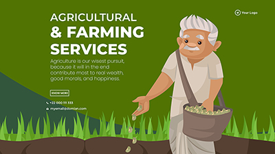 Landscape template for the agricultural and farming services