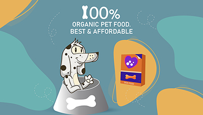 Landscape template of organic pet food best and affordable