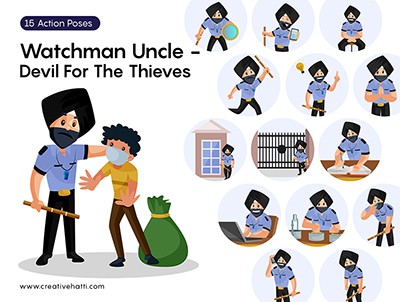 Watchman Uncle- Devil For The Thieves Vector Bundle