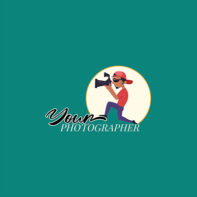 Your photographer vector mascot logo template