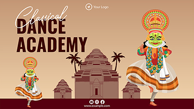 Landscape template of classical dance academy
