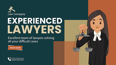 Landscape template of the experienced lawyers