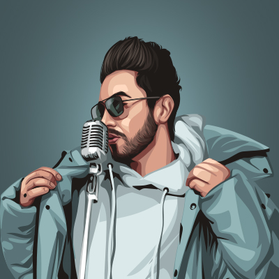 Adhyayan Suman Indian Actor Vector Illustration