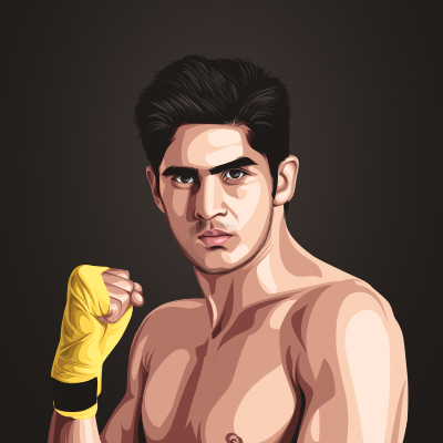 Vijender Singh Indian Professional Boxer Vector Illustration
