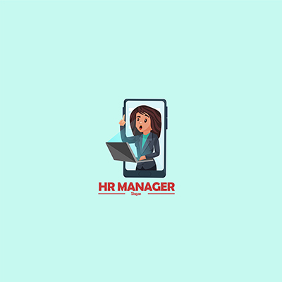 Hr manager vector logo template design
