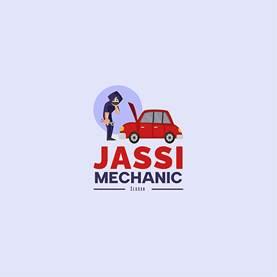 Jassi mechanic vector mascot logo template