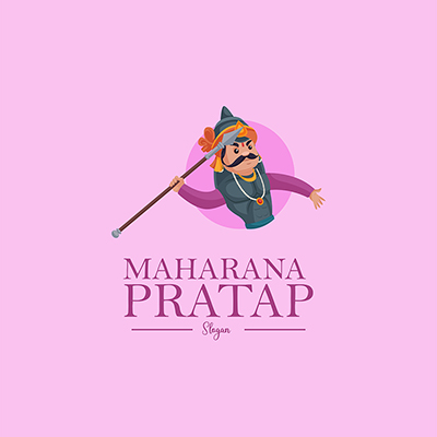 Maharana pratap vector logo template design