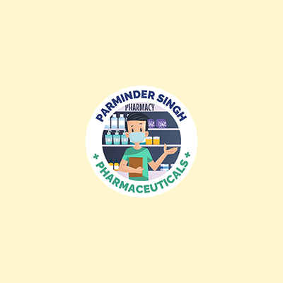 Pharmaceuticals vector mascot logo template