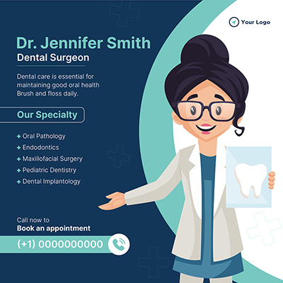 Banner post for dental surgeon specialist template