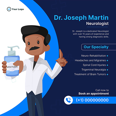Banner template for neurologist specialist