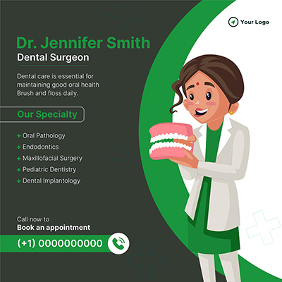 Banner template of dental medical services