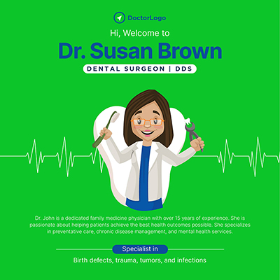 Dental medical services banner post template