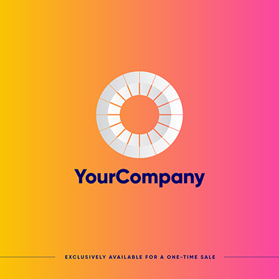 Abstract circle design logo concept template