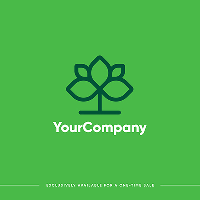 Creative lotus flower logo design template