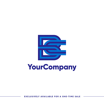 Letter bc vector logo for company business identity